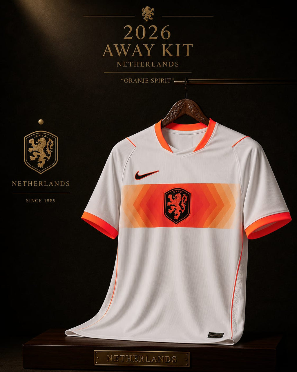 Netherlands Away Jersey Elite Orange Edition