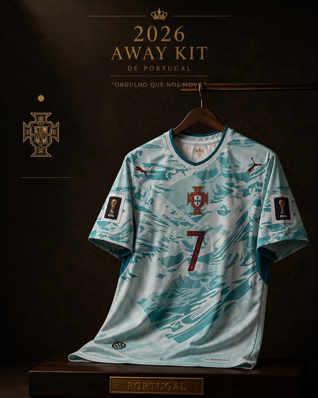 Portugal 2025/26 Away Jersey Ronaldo #7 Edition